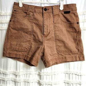 Wrangler, Women's Brown Casual Shorts. Size 4.